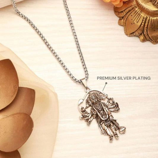 5 Mukhi Standing Hanumanji Pendant with Chain | Divine Protection Locket